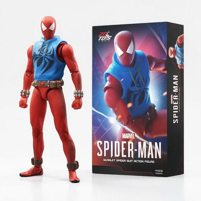 ZD Toys Spider-Man Scarlet Spider 1/10 Scale Action Figure