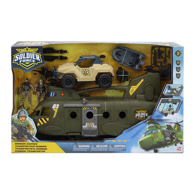Soldier Force Chinook Carrier Playset