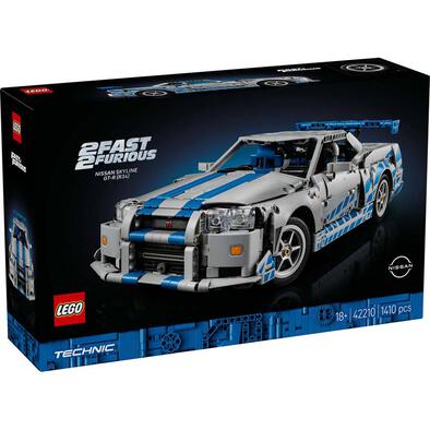 LEGO Technic 2 Fast 2 Furious Nissan Skyline GT-R (R34) Car 42210