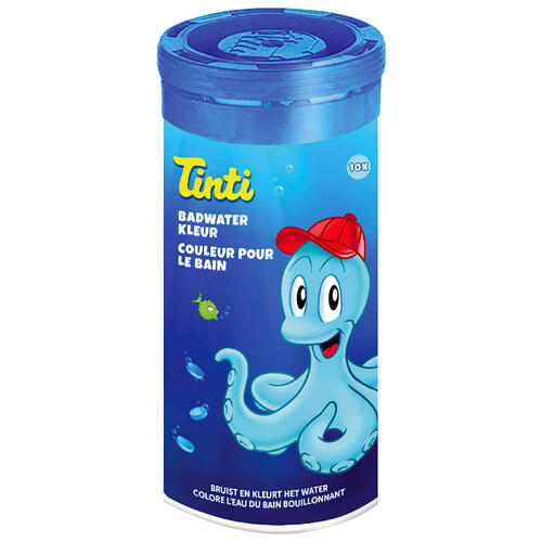Tinti ทินตี้ เม็ดสีอาบน้ำ สีฟ้า