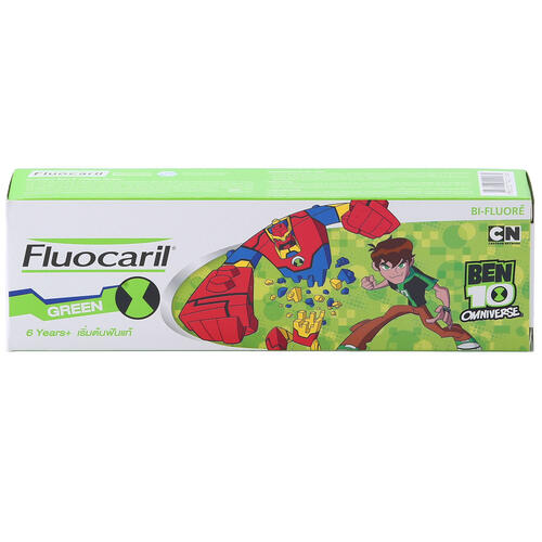 Fluocaril Kids Toothpaste 6+Y Green 65G.