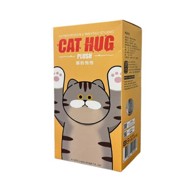 Luyao Design Cat Hug Plush Keychain - Blind Box (1 Pc)