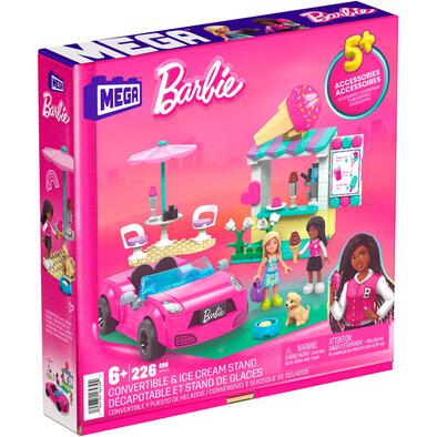 MEGA Barbie Convertible & Ice Cream Stand