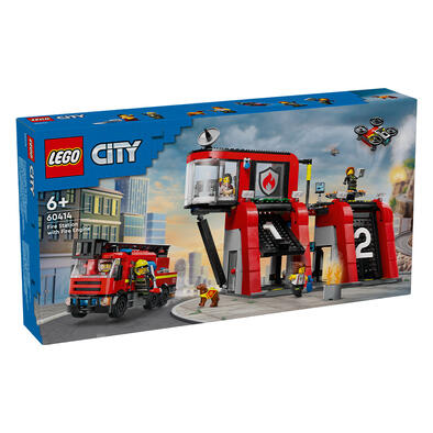 LEGO City Fire Station with Fire Truck 60414
