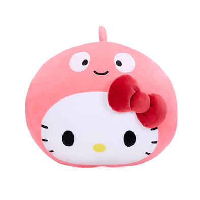 playpop Sanrio Dino Face Plush Cushion - Hello Kitty
